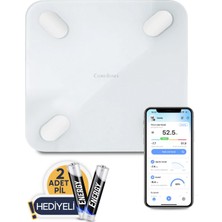 Akıllı Bluetooth Tartı, Detox Yağ Ölçer Fonksiyonlu Dijital Baskül