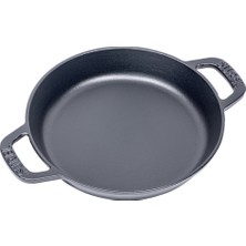 Kut Fly Sürel Yuvarlak Düz Sahan Mat Siyah 18 cm 4 Adet