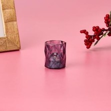 Kpm Mini LED Pilli Mum - Gri - 4,7x4,7x5,7 cm