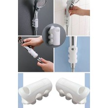 Mucit Home 1 Adet Duş Başlığı Tutucu Vantuzlu Vakumlu Silikon Başlık Tutucu Aparatı