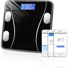 Akıllı Bluetooth Dijital Tartı, Vücut Kitle ve Sağlık Ölçüm Cihazı