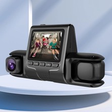 Araç Kamera Dash Cam GLR-007  Ön Arka ve Araç Içi 3 Kamera Dvr 3 Inç Ekran 1080P Hd Araba Kamera