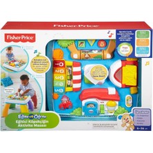Çınar Toptan Ticaret DRH44 Fisher-Price® Yaşa Göre Gelişim Eğitici Köpekçiğin Aktivite Masası Türkçe ve Ingilizce