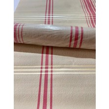 Teodora Ekose Krem Kırmızı Desen Ucuz Duvar Kağıdı 22V