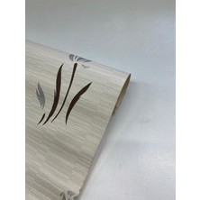 Teodora Gümüş Çiçekli Dokulu Duvar Kağıdı 55110