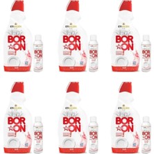 Boron Bulaşık Makinesi Deterjanı 6 Adet Bulaşık Makinesi Parlatıcısı 6 Adet 41*6 Yikama