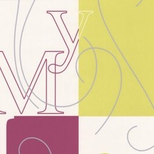 Teodora My Life Mor Sarı Ucuz Duvar Kağıdı 1781