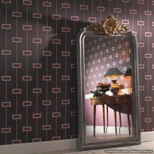 Teodora Geometrik Kare Desen Ucuz Duvar Kağıdı 758009