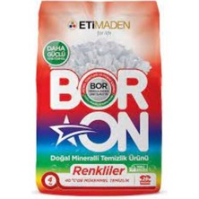 Boron Toz Çamaşır Deterjanı 4 kg Doğal Mineralli Renkliler Için 26 Yıkama