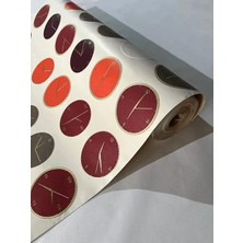 Teodora Saat Desen Ucuz Duvar Kağıdı 81045