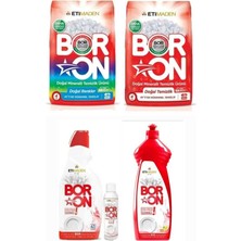 Boron Toz Çamaşır Deterjanı 2 Adet Renkli ve Beyazlar Için + 1 Adet Bulaşık Makine Için+1 Adet Elde Yıkama