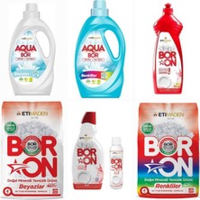 AQUABOR Full Paket Aylık Doğal Mineralli Temizlik Için Bor Mineralli Yerli Üretim