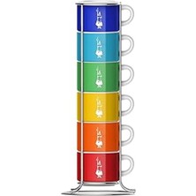 AyrStore Bialetti - 6'lı Istiflenebilir Fincan Seti
