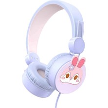 SHC4200 Tavşan Desenli Mikrofonlu Kulak Üstü Kulaklık