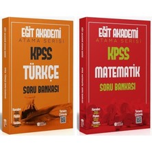 Anla Kazan Yayınları Eğit Akademi 2026 Kpss Türkçe + Matematik Atama Serisi Soru Bankası 2 Li Set Eğit Akademi