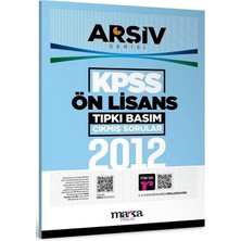 Marka Kpss Ön Lisans 2012 Sınavı Çıkmış Sorular Tıpkı Basım Çözümlü Arşiv Serisi Marka Yayınları
