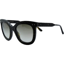 Bottega Veneta BV0035S 004 Cat Eye Dark Havana Kahverengi Degrade Kadın Güneş Gözlüğü