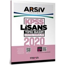 Marka Kpss 2020 Sınavı Lisans Genel Yetenek Genel Kültür Çıkmış Sorular Tıpkı Basım Çözümlü Arşiv Serisi Marka Yayınları