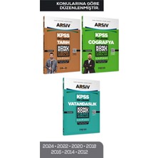 Marka 2026 Kpss Ön Lisans Tarih + Coğrafya + Vatandaşlık Çıkmış Sorular Son 7 Yıl Konularına Göre 3 Lü Set Arşiv Serisi Marka Yayınları