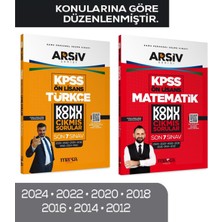 Marka 2026 Kpss Ön Lisans Türkçe + Matematik Çıkmış Sorular Son 7 Yıl Konularına Göre 2 Li Set Arşiv Serisi Marka Yayınları