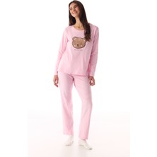 Penti Pembe Sleepy Hug Pantolon Pijama Takımı
