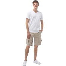 Nautıca Erkek Krem Bermuda Şort B01022T.14S
