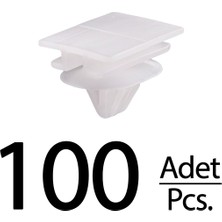 Alpha Auto Part Renault Kango I Clio Için Bagaj Kapak Dış Kaplama Agrafı Klips - 100 Adet