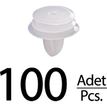 Alpha Auto Part Lexus Toyota Mazda Suziki Mitsubishi Için Döşeme Klips - 100 Adet