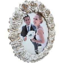 Best Hediye Taşlı Oval Fotoğraf Çerçevesi 20 x 25 cm