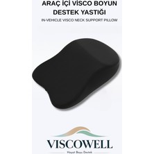 Viscowell Araç Içi Visco Boyun Destek Yastığı Siyah
