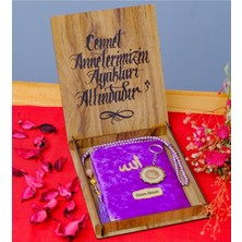 Sinems World Anneler Günü Hediyesi Mor Renk Yasini Şerif Seti