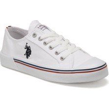 U.S. Polo Assn. U.S Polo Assn. Penelope 1FX Kadın Beyaz Bez Spor Ayakkabı