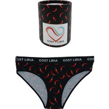 GOST LİRİA - Pepper Desenli Kadın Slip Külot