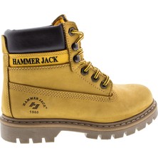 Hammer Jack 102 16600-G Sarı Nubuk Kadın Hakiki Deri Bot