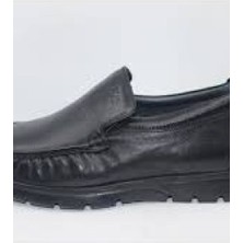 Forelli 32628 Siyah Erkek Hakiki Deri Ayakkabı