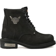 Harley Davidson Gıbson Kadın Black (Siyah) Nubuk Günlük Bot