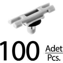 Alpha Auto Part Bmw 3 F30 E90 E91 Için Nikelaj Cam Klips - 100 Adet