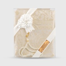 Hayrat Neşriyat Tesbih + Seccade Hediye Seti (Krem)