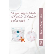 Balmy Naturel L Beden Banyo Lifi Ekstra Köpük Sağlayan Pembe Malzeme ile Yumuşak Temizlik