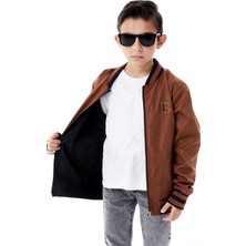 Benitto Kids Erkek Çocuk Kapüşonlu Çift Taraflı Mevsimlik Yağmurluk 51364