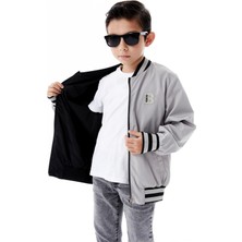 Benitto Kids Erkek Çocuk Kapüşonlu Çift Taraflı Mevsimlik Yağmurluk 51364