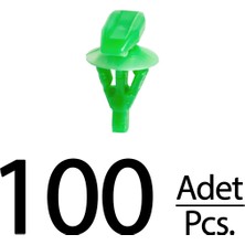 Alpha Auto Part Toyota, Honda Için Toz Klips- 100 Adet