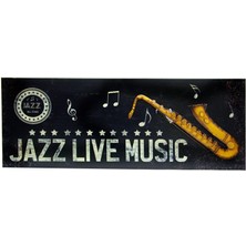 Costurera Pano Saksafon Vintage Müzik Temalı Dekoratif Hediyelik