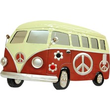 Costurera Minibüs Pano Kırmızı Vintage Dekoratif Ev Ofis Hediyelik