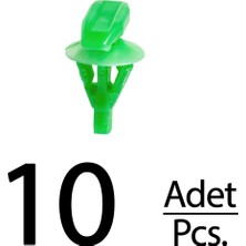 Alpha Auto Part Toyota, Honda Için Toz Klips- 10 Adet