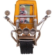 Costurera Dekoratif Metal Çerçeve Motosiklet Temalı Hediyelik