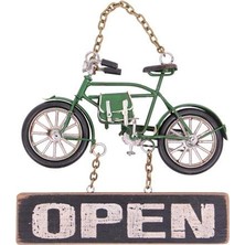 Costurera Dekoratif Metal Kapı Yazısı Bisiklet Vintage Hediyelik