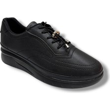 Cakgo C-Shoes 3428-26 Cilt Deri Anatomik Bağcıklı Kadın Comfort Ayakkabı 38-40