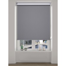 Perdego Lotus Serisi Koyu Gri A Kalite Mat Stor Perde