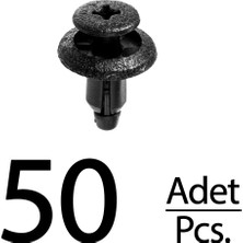 Alpha Auto Part Nissan 300ZX Altima Maxima Sentra Chevrolet Prizm Için Kapı Pervaz Panel Klips - 50 Adet